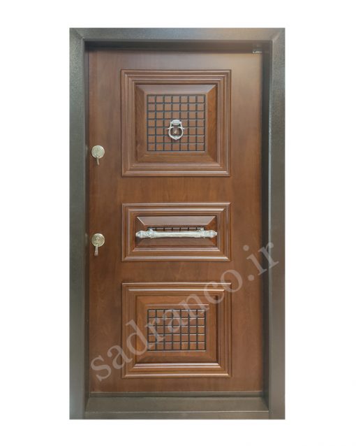 درب ضد سرقت سه قاب شطرنجی