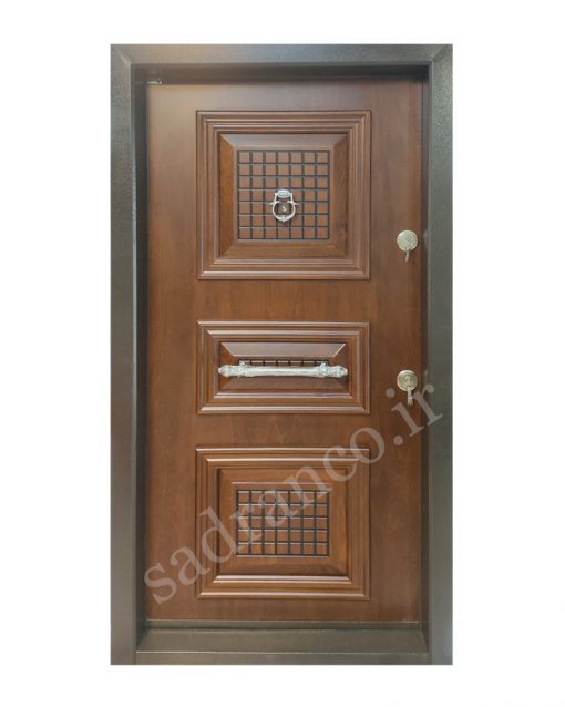 درب ضد سرقت سه قاب شطرنجی